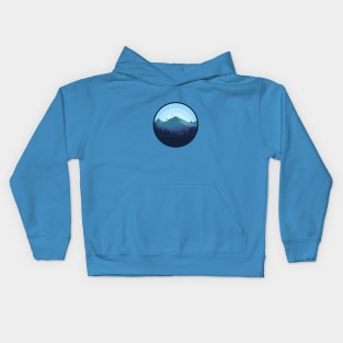 Snowy Mountain - Landscape Kids Hoodie